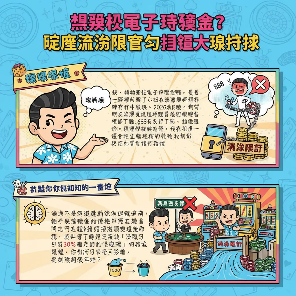 想爽拿電子體驗金？破解流水限制與提領大獎技巧